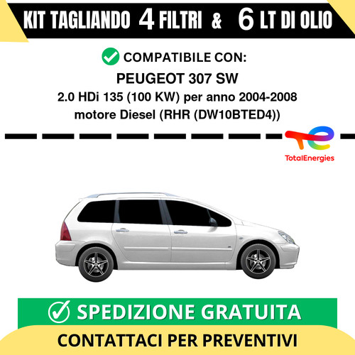 Tagliando per peugeot 307 - tagliando,