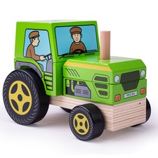 Bigjigs toys trattore - bigjigs,