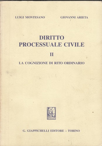 Diritto processuale civile - ., la