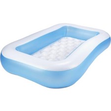 Piscina Gonfiabile Rettangolare per bambini in PVC 166x100x25cm 90 Litri - 403NP