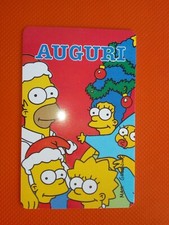 Kinder Ferrero The Simpsons Card Auguri Fox (1999)