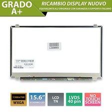Display 15,6 compatibile con HP Envy 15-K111TX 15-K112NL 40pin 1366x768
