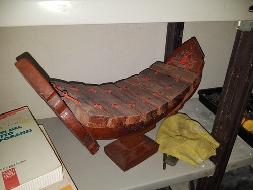 Xilofono intagliato legno - intagliato,