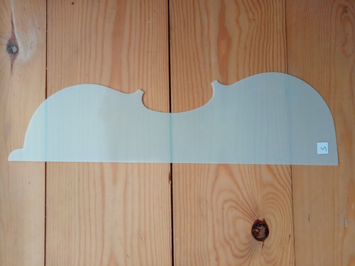 Violin template pattern - template,