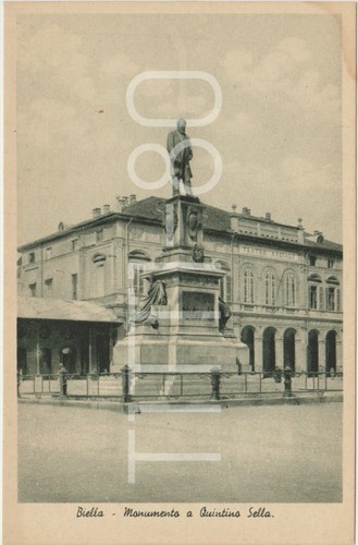 Biella monumento a - a, quintino
