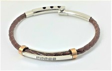 Bracciale uomo in cuoio