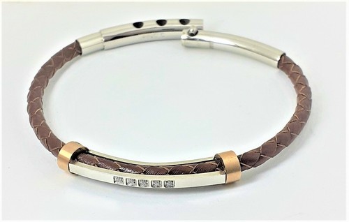 Bracciale uomo cuoio - uomo,