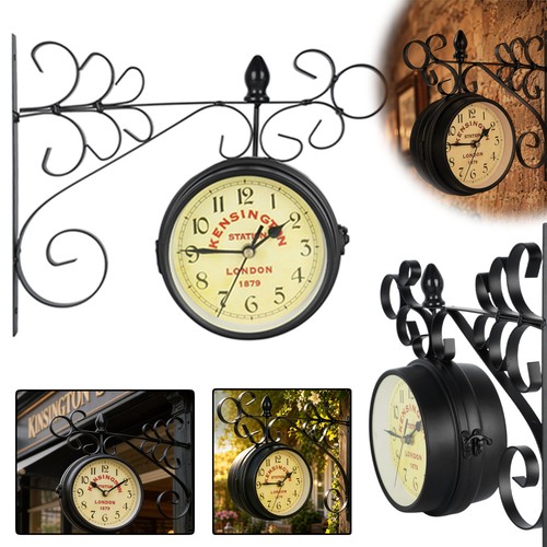Orologio stazione doppio - doppio, lato