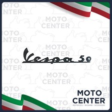 TARGHETTA NERA ADESIVA VESPA