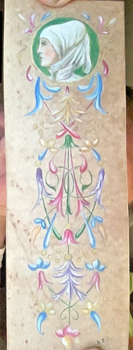 Segnalibro dipinto mano con - segnalibro, a