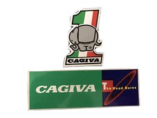 2 Sticker Adesivo Anni 80 Moto