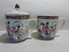 2 X Tazze Di Cioccolato Cinesi