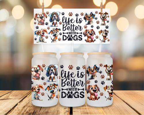 Life better with dogs lattina - life,