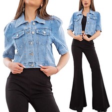 Giacca donna jeans maniche