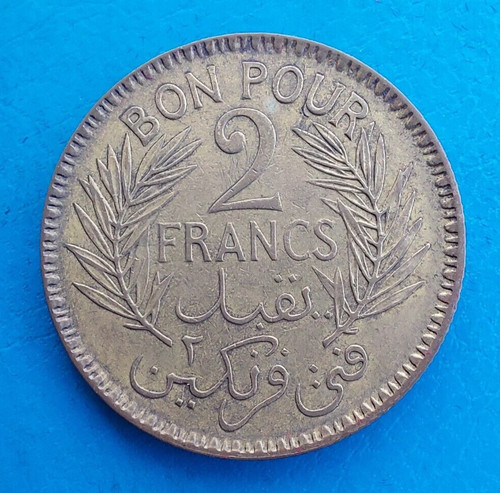 Tunisia franchi 1945 lec 298 - franchi,