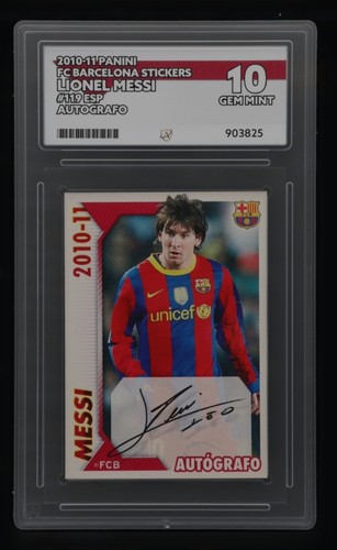 Messi autografo 2010 gioco - messi, 2010-11