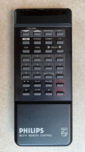 Remote control philips - philips, rc771