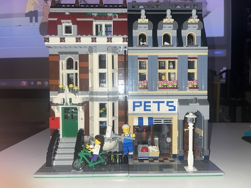 Lego pet shop edificio - pet,