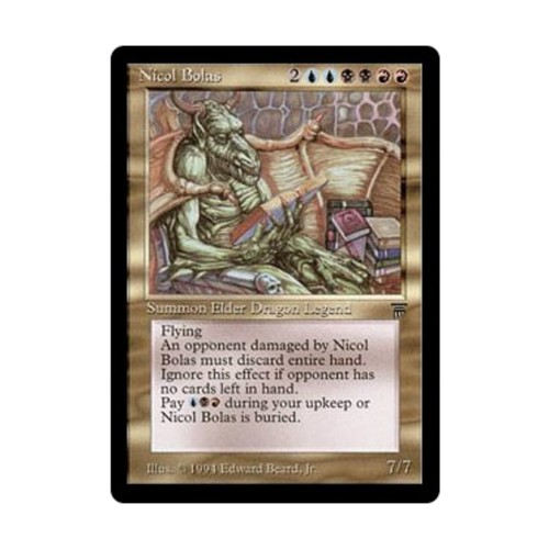 Wotc mtg legends nicol bolas - mtg,