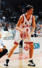 Foto vintage Basket, Varese, Alessandro De Pol, Anni Novanta, stampa 21 x 15 cm