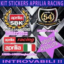 STICKERS ADESIVI APRILIA RACING 54 WORLD TITLE CHAMPION