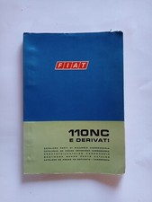 FIAT CATALOGO OFFICINA SPECIFICO CARROZZERIA PARTI RICAMBIO - 110 NC E DERIVATI 