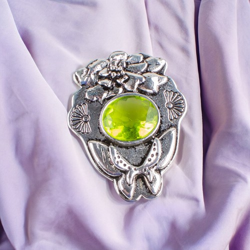 Ciondolo lunetta peridoto