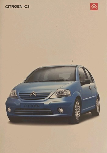 Depliant brochure citroen - c3,