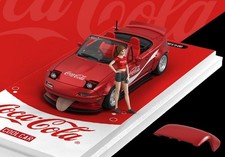 MAZDA MX-5 con Hardtop + Figurina - Rosso - Cool Car 1:64