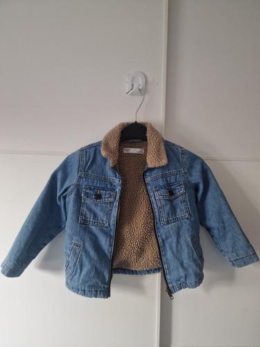 5yrs jean sherpa coat - 4-5yrs,