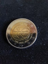 MONETA da due 2 euro Repubblica greca con omino stilizzato UEM 1999-2009 RARA