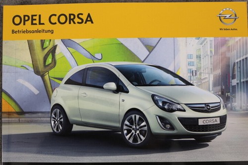 Opel corsa manuale - uso, e