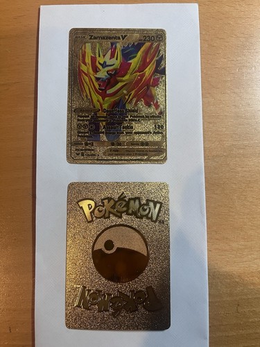 Zamazenta pokemon carta - v,