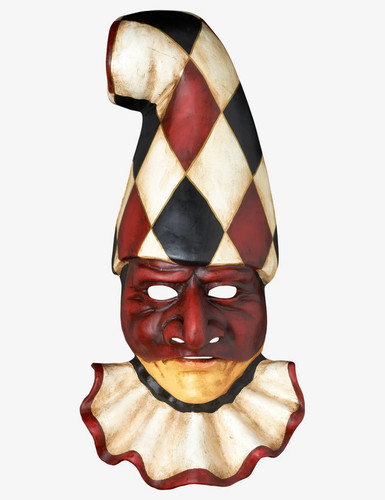 Pulcinella rosso nero - rosso,