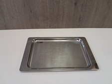 Vassoio Motta in Acciaio Inox Inciso - Design Naturale - Vintage 25x40 cm