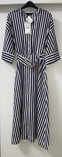 Abito camicia zara blu - zara, bianco