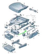 VW Golf 5G MK7 Maniglia per
