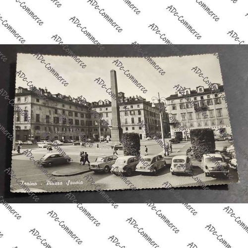 Cartolina torino piazza - -,