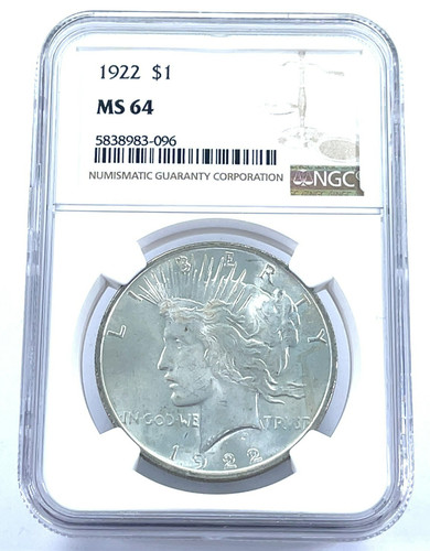 1922 dollaro della pace in - pace,