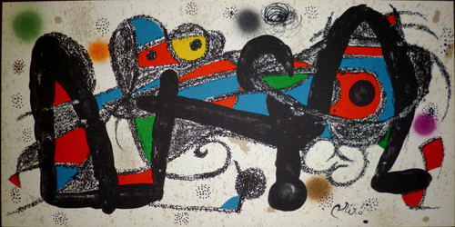 Joan miro lithographie - joan,