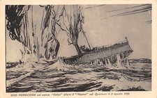 2320) WW1 MARINA GALIOLA (CROAZIA), IL SOMMERGIBILE SALPA SILURA IL MAGNET.