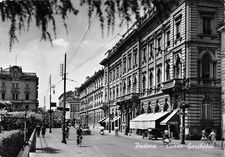 B1549) PADOVA CORSO GARIBALDI TIMBRI TARGHE ANIMATA VIAGGIATA 