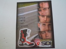 advertising Pubblicità 2000 SIDI e ALEX BARROS/COLIN EDWARDS/NORICK NORIFUMI ABE