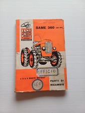 SAME 360 trattore 1959 catalogo ricambi italiano originale
