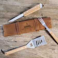 Set Barbecue Con Custodia in