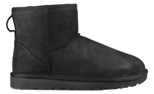 UGG CLASSIC MINI LEATHER BLACK