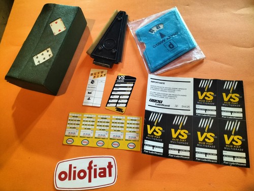 Lotto olio fiat pubblicità - olio,