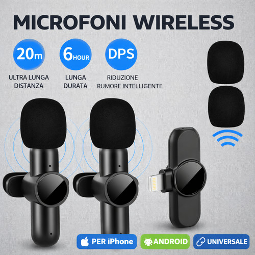 Doppio microfono wireless per - doppio,