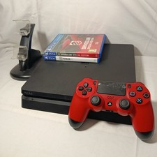 PS4 Slim Nera 1 TB- Sony PlayStation 4 1 Terabyte Con Controller E Giochi 