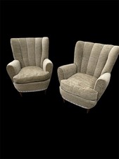 Coppia di Poltrone Anni 50 In Perfetto Stato Conservativo